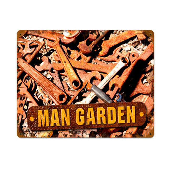 Man Garden Sign