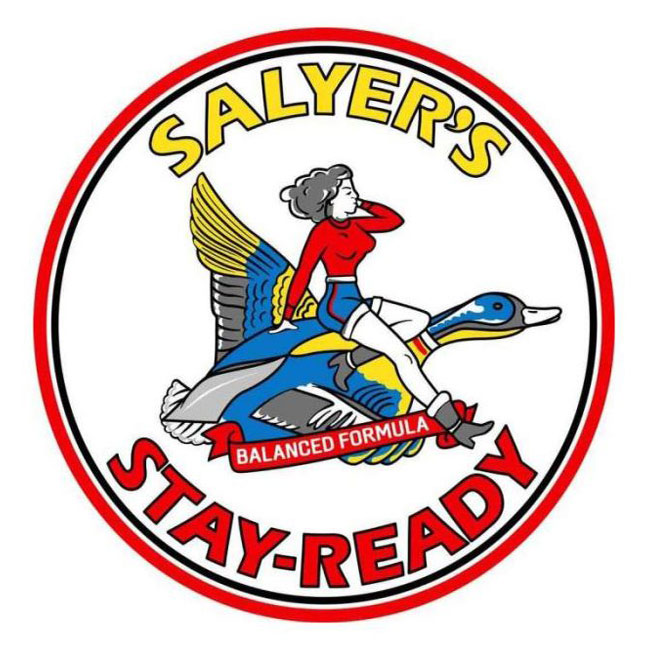 Salyers Stay Ready Oil Sign
