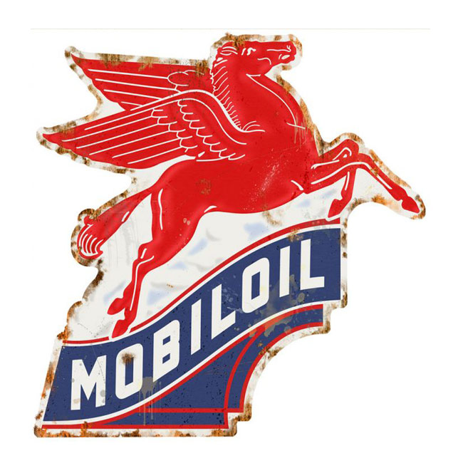 Mobil Oil Sign - Vintage Version