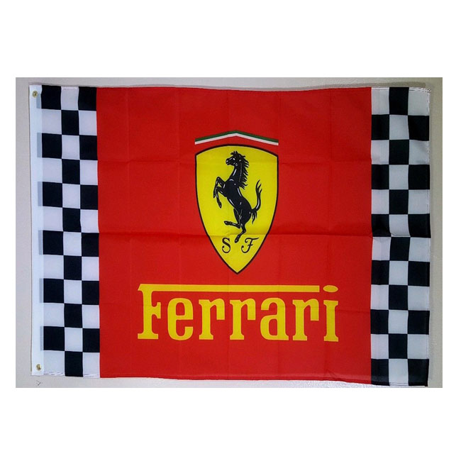 Shop LARGE 2 METRE Ferrari Banner for Garage Promotional Item Custom Banners 