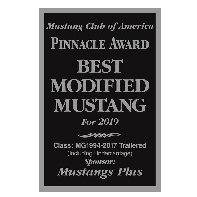 Custom Designed Sign For Mustang Club Of America Show