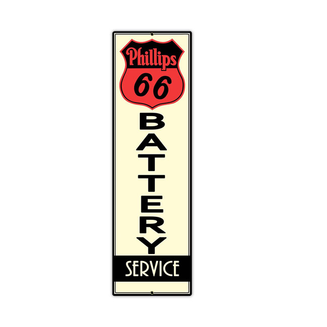 Phillips Battery Service Sign