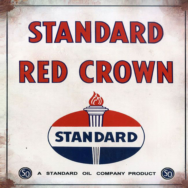 Standard Red Crown Sign 