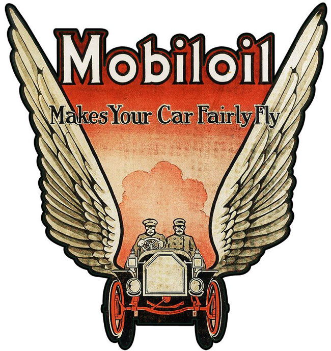 Mobil Gas Vintage Sign