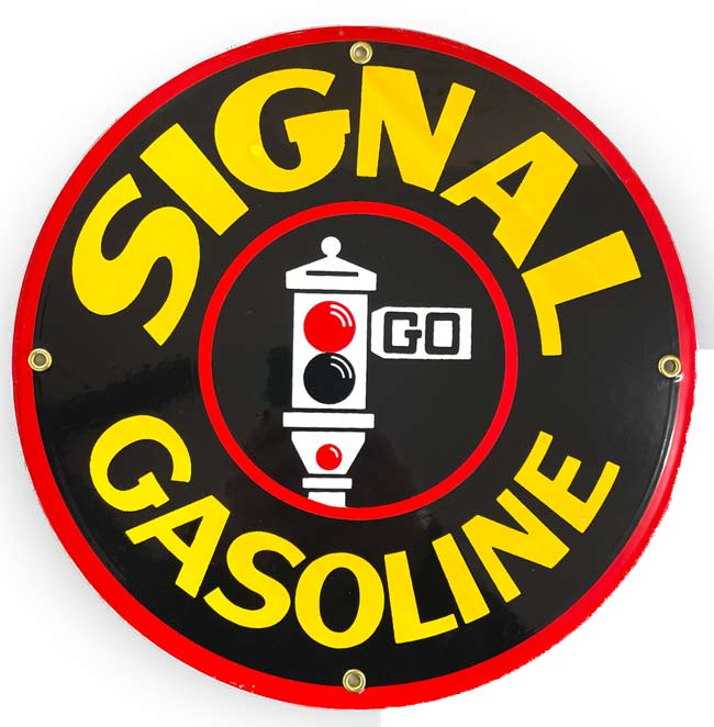 Porcelain Sign Collection 1 Gas