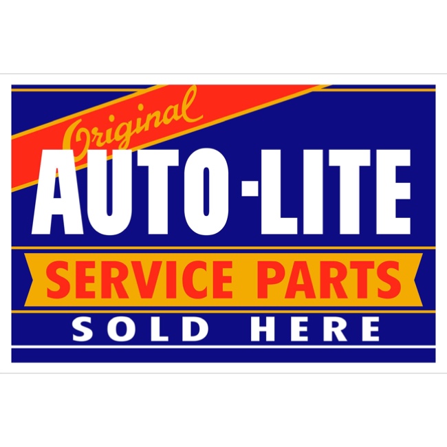 Autolite Service Parts Sign