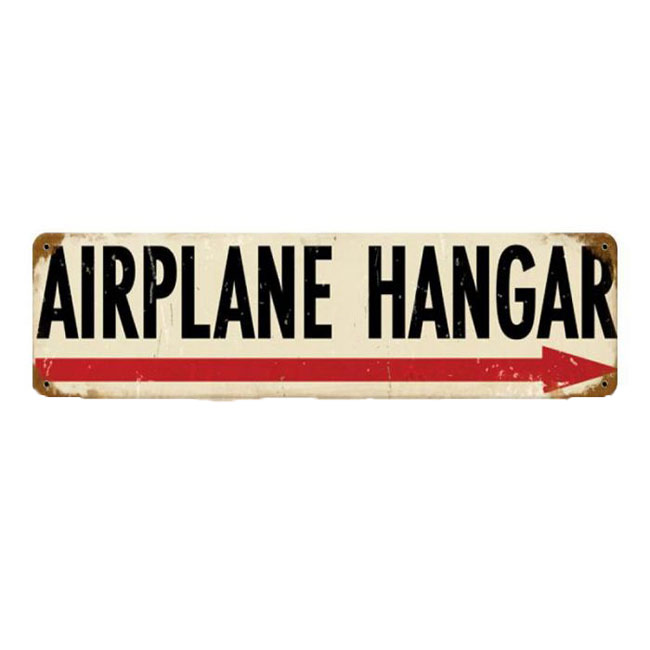 Airplane Hanger Sign