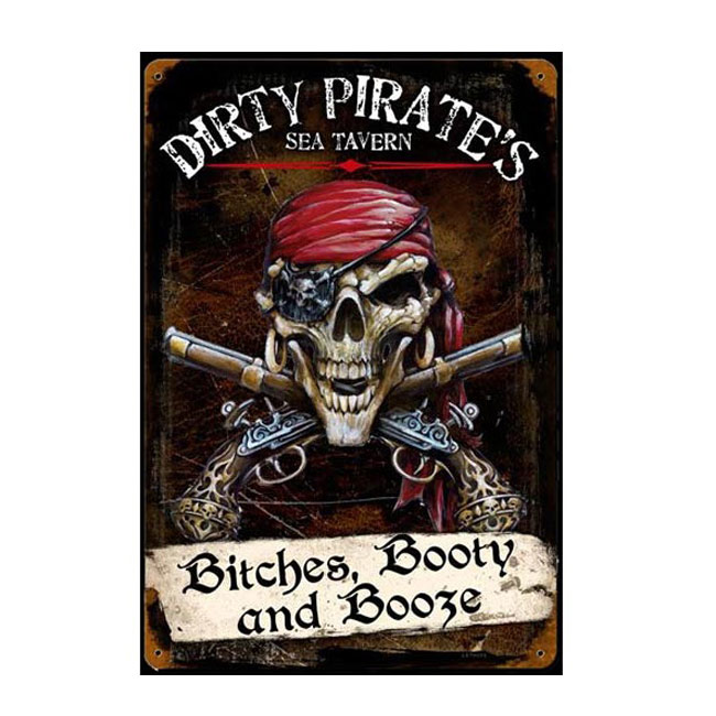 Dirty Pirates Sea Tavern Sign