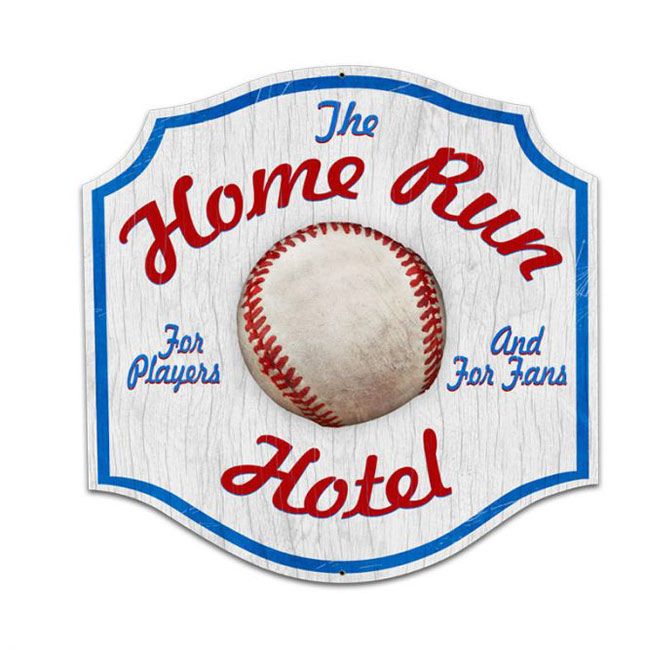 Home Run Hotel Sign