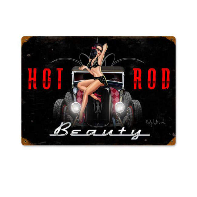 Hot Rod Beauty Sign