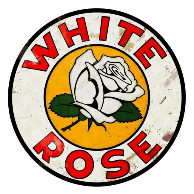 White Rose Gasoline Sign | Gas Station Signs | Large Signs | From