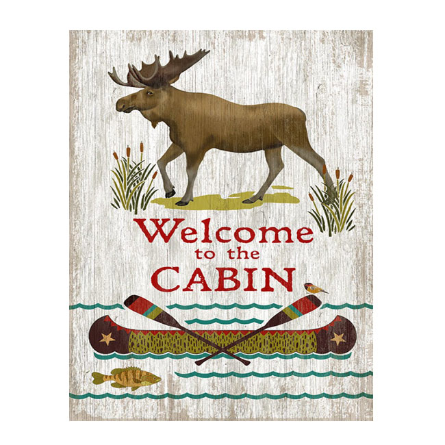 Welcome to the Cabin Sign 