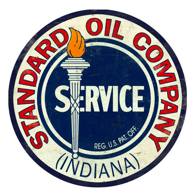 Standard Oil Company of Indiana Vintage Sign