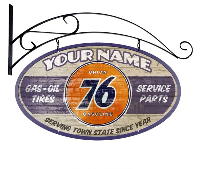 Union 76 Gasoline Personalized Station Sign