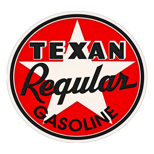 Texan Gas Sign