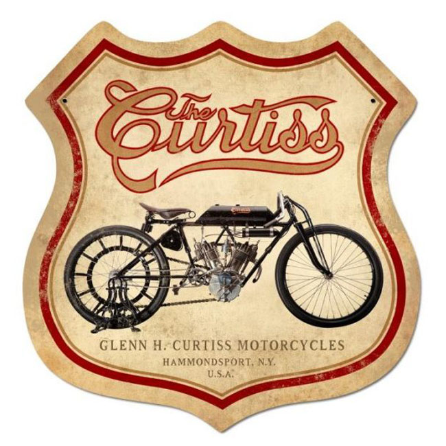 Curtis Motorcycle Sign