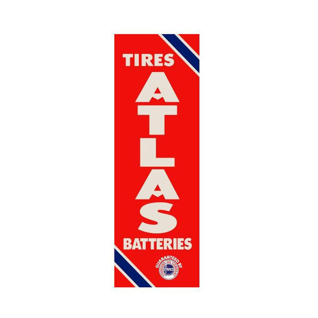 Atlas Standard Oil Tire Sign