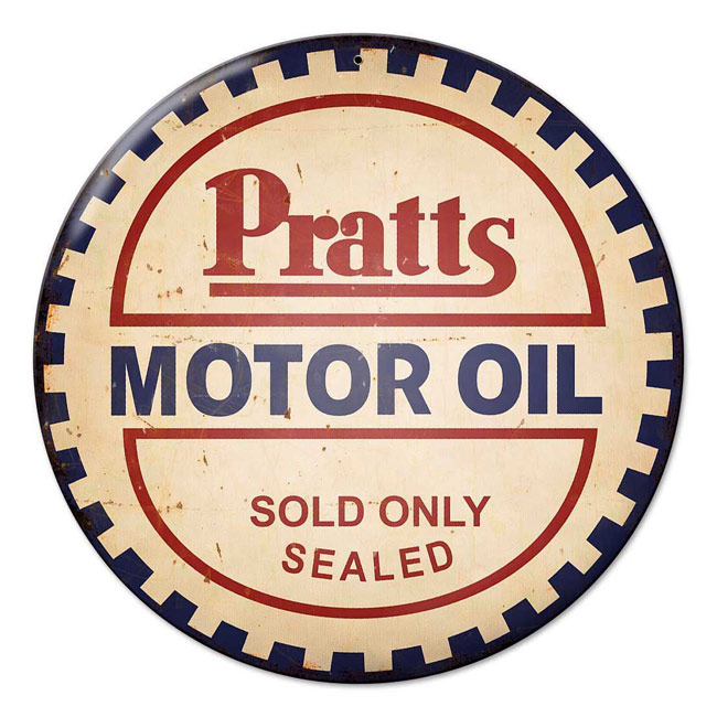 Pratts Motor Oil Sign
