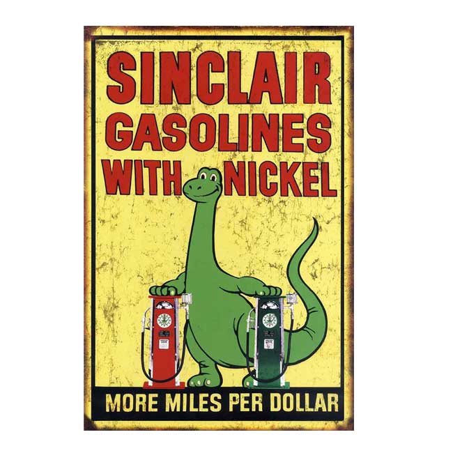 Sinclair With Nickel Gas Sign
