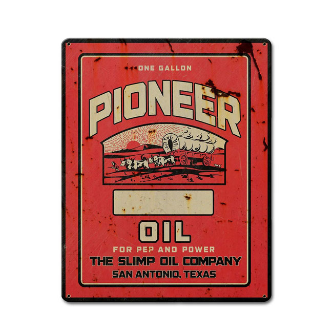 Pioneer Oil Sign