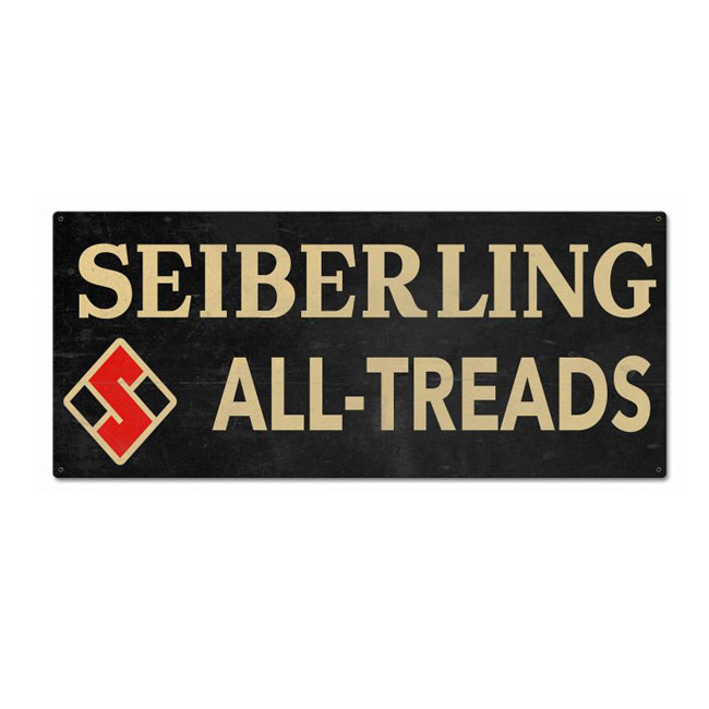 Seiberling Tire Sign