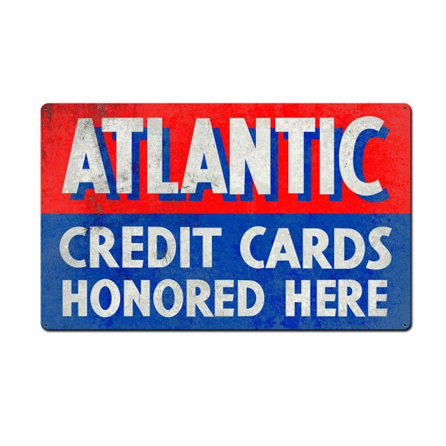 Atlantic Credit Cards Sign