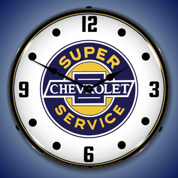 Super Chevrolet Service Clock