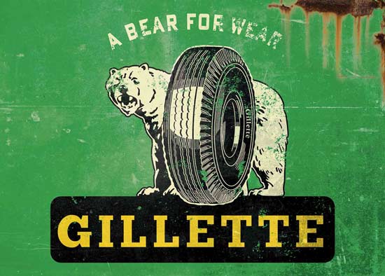 Gillette Tire Sign