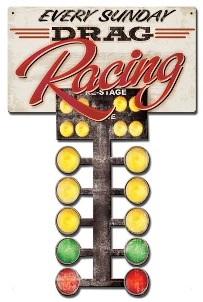 Drag Racing Every Sunday - Timing Sign